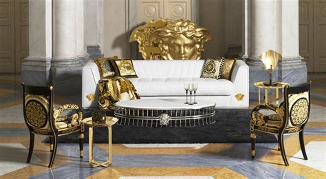 versace home collection sale|living room with Versace painting.